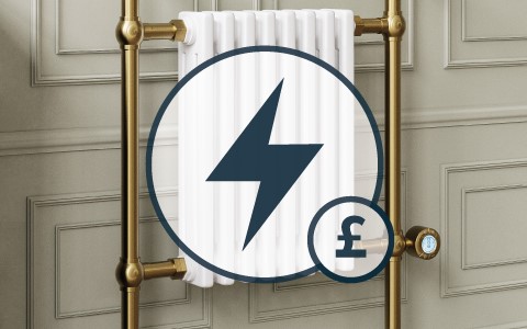 Brass Electric Towel Radiator